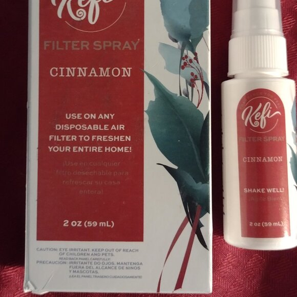 NEW Kefi Air Filter Spray – Cinnamon – 2-ounce spray bottle - Picture 2 of 10